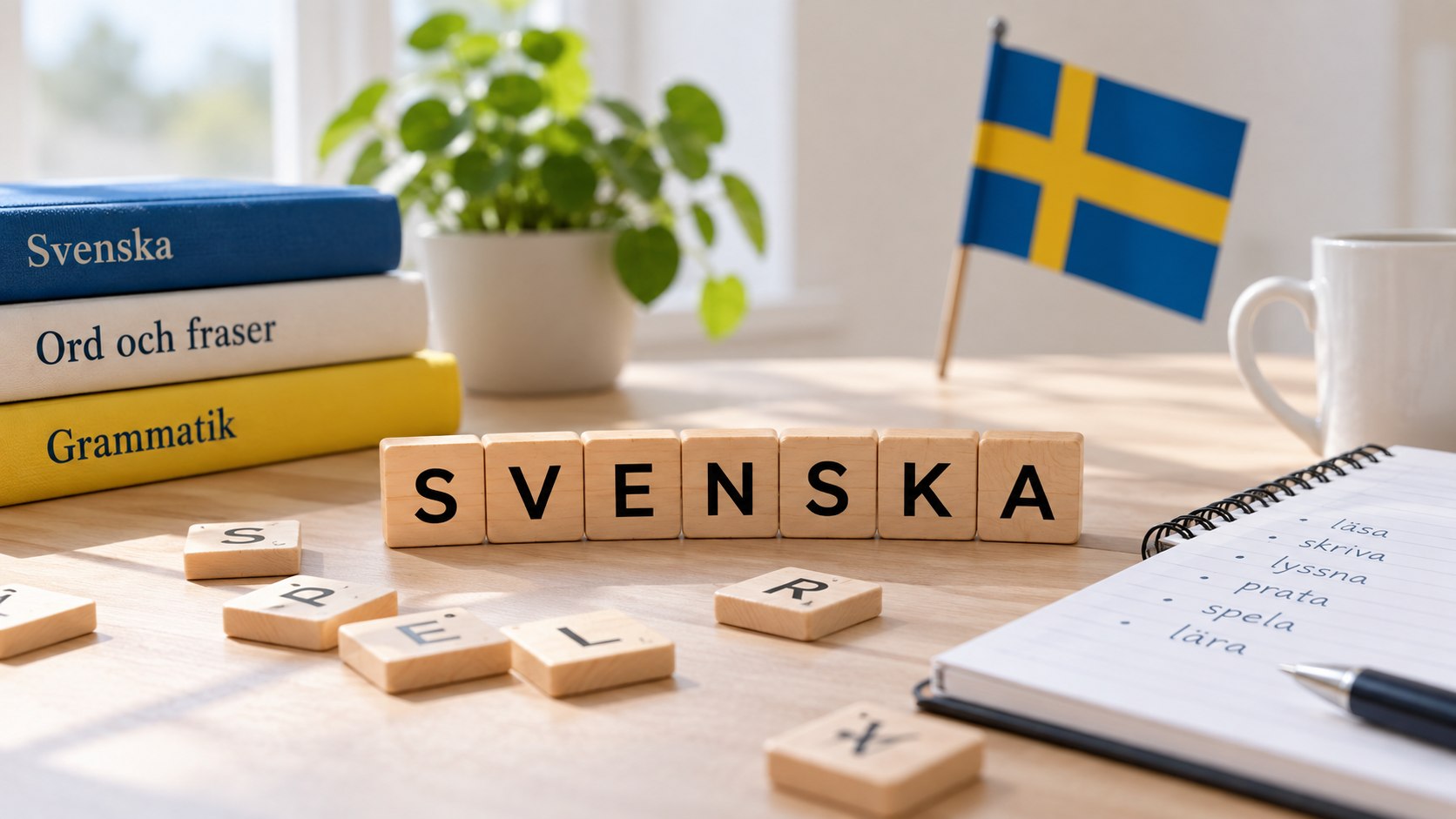 Ordspel tränar riktningen från betydelse till ord — den läroböcker sällan tränar. En realistisk plan på femton minuter om dagen.